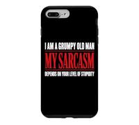 Custodia per iPhone 7 Plus/8 Plus I Am A Grumpy Old Man Divertente Sarcasmo Papà Scherzi Nonno