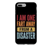 Custodia per iPhone 7 Plus/8 Plus I Am One Fart Away From A Disaster Mal Di Stomaco