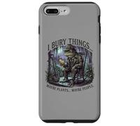 Custodia per iPhone 7 Plus/8 Plus I Bury Things Frog Gardener Dark Humor Shovel