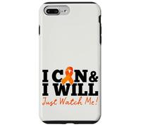 Custodia per iPhone 7 Plus/8 Plus I Can & I Will Beat Leukemia Cancer Warrior Just Watch Me