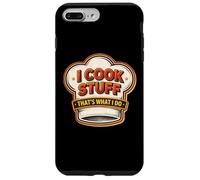 Custodia per iPhone 7 Plus/8 Plus I Cook Stuff That's What I Do Vintage Chef Cucina Divertente