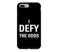 Custodia per iPhone 7 Plus/8 Plus I DEFY ALL ODDS Motivazione Fitness Allenamento Abbigliamento