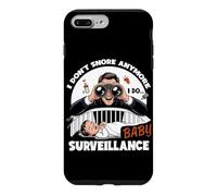 Custodia per iPhone 7 Plus/8 Plus I DON'T SNORE ANYMORE I DO BABY SURVEILLANCE