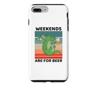 Custodia per iPhone 7 Plus/8 Plus I fine settimana vintage degli amanti dei draghi sono per la birra