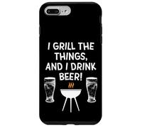 Custodia per iPhone 7 Plus/8 Plus I Grill The Things I Drink Birra Barbecue Festa del Papà