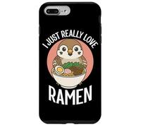 Custodia per iPhone 7 Plus/8 Plus I Just Really Love Ramen Sparrow Noodles Bowl Cup Soup Japan