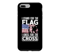 Custodia per iPhone 7 Plus/8 Plus I Land for the Flag Memorial Day Never Forget Veteran