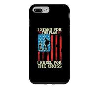 Custodia per iPhone 7 Plus/8 Plus I Land For The Flag Memorial Day Non dimenticate mai i veterani degli Stati Uniti