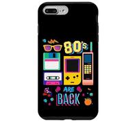 Custodia per iPhone 7 Plus/8 Plus I Love 80's, Cool Vintage Retro 80's are Back Graphic Design