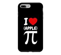 Custodia per iPhone 7 Plus/8 Plus I Love Apple Pie Circle Number Pi Matematica Insegnante