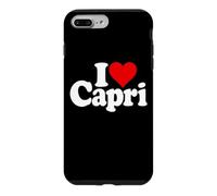 Custodia per iPhone 7 Plus/8 Plus I LOVE HEART CAPRI ITALIA CAMPANIA
