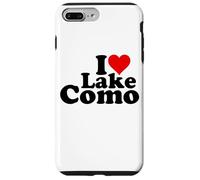Custodia per iPhone 7 Plus/8 Plus I LOVE HEART LAKE COMO LOMBARDIA ITALIA