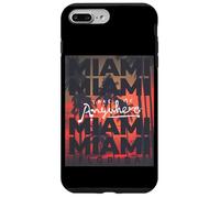 Custodia per iPhone 7 Plus/8 Plus I Love Miami, Awesome Miami Florida Palms Take Me Anywhere