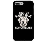 Custodia per iPhone 7 Plus/8 Plus I Love My Gentle Giant Terranova amante dei cani, proprietario di animali domestici