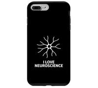 Custodia per iPhone 7 Plus/8 Plus I Love Neuroscience Brain Design STEM Neuroscience Citazione