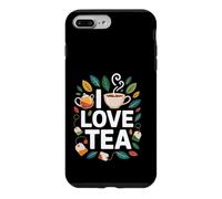 Custodia per iPhone 7 Plus/8 Plus I Love Tea Leafy Tazze Aroma Fans