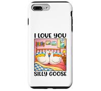 Custodia per iPhone 7 Plus/8 Plus I Love You Silly Goose Romantic Couples Boyfriend Girlfriend