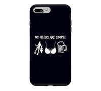 Custodia per iPhone 7 Plus/8 Plus I miei bisogni sono semplici pesca subacquea bikini birra oceano design