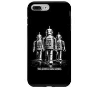 Custodia per iPhone 7 Plus/8 Plus I robot stanno arrivando retro fantascienza robot invasione