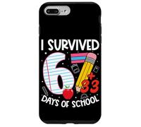 Custodia per iPhone 7 Plus/8 Plus I Survived 67 + 33 Days School Kids Funny 100th Day School