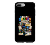 Custodia per iPhone 7 Plus/8 Plus I Think in Shapes Puzzler Puzzle Shirt