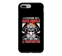 Custodia per iPhone 7 Plus/8 Plus I Wanted To Save People So I Became A Firefighter Fireman