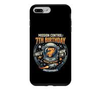 Custodia per iPhone 7 Plus/8 Plus I Was 6 Now Im 7 Astronaut Outer Space Birthday Kids Gear