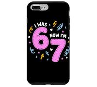 Custodia per iPhone 7 Plus/8 Plus I Was 6 Now I'm 7 Funny 7th Birthday Girl Party