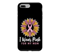 Custodia per iPhone 7 Plus/8 Plus I Wear Pink For My Mom Breast Cancer Awareness