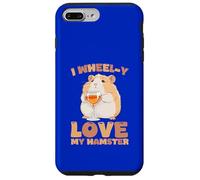 Custodia per iPhone 7 Plus/8 Plus I Wheel-y Love My Hamster Cute Pet Lover Citazione