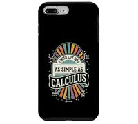 Custodia per iPhone 7 Plus/8 Plus I Wish Life Was As Simple As Calculus Badge Fun