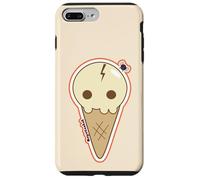 Custodia per iPhone 7 Plus/8 Plus Ice Cream Skull Spoopy Kawaii Halloween Design, Cute Spooky