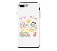 Custodia per iPhone 7 Plus/8 Plus Iced Coffee Books & Sunshine Summer Reading Spicy Book Girl