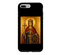 Custodia per iPhone 7 Plus/8 Plus Icona cattolica di Santa Caterina d'Alessandria