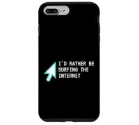 Custodia per iPhone 7 Plus/8 Plus I'd Rather Be Surfing The Internet Funny Computer Sarcasm