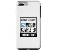 Custodia per iPhone 7 Plus/8 Plus Idea regalo pensionamento Assicurazione pensionata-Sales-Agent