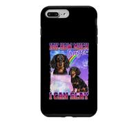 Custodia per iPhone 7 Plus/8 Plus IDK How Much Longer Slay Black Long Haired Dachshund Lover