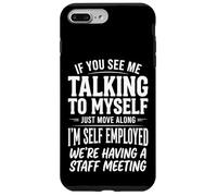 Custodia per iPhone 7 Plus/8 Plus If You See Me Talking To Myself Just Move Along