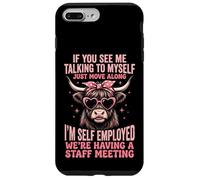 Custodia per iPhone 7 Plus/8 Plus If You See Me Talking To Myself Just Move Along