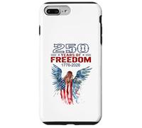Custodia per iPhone 7 Plus/8 Plus Il 250° anniversario degli Stati Uniti celebra l'angelo e la bandiera patriottici