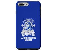 Custodia per iPhone 7 Plus/8 Plus Il caffè è la mia preghiera preferita amata cafe chiesa detto