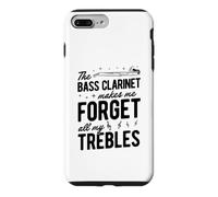 Custodia per iPhone 7 Plus/8 Plus Il clarinetto basso mi fa dimenticare tutti i miei acuti