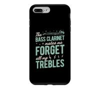 Custodia per iPhone 7 Plus/8 Plus Il clarinetto basso mi fa dimenticare tutti i miei acuti