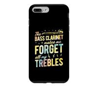 Custodia per iPhone 7 Plus/8 Plus Il clarinetto basso mi fa dimenticare tutti i miei acuti