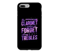 Custodia per iPhone 7 Plus/8 Plus Il clarinetto mi fa dimenticare tutti i miei acuti