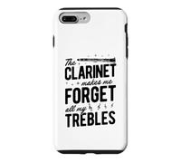 Custodia per iPhone 7 Plus/8 Plus Il clarinetto mi fa dimenticare tutti i miei acuti