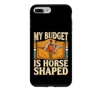 Custodia per iPhone 7 Plus/8 Plus Il mio budget è l'umorismo equestre a forma di cavallo