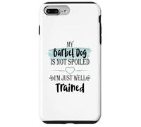 Custodia per iPhone 7 Plus/8 Plus Il mio cane Barbet non è viziato, sono ben addestrato umorismo per animali domestici