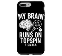 Custodia per iPhone 7 Plus/8 Plus Il mio cervello corre su segnali Topspin Padel