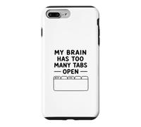 Custodia per iPhone 7 Plus/8 Plus Il mio cervello ha troppe schede